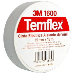 Temflex 1600 blanco de pvc .019 x 18m