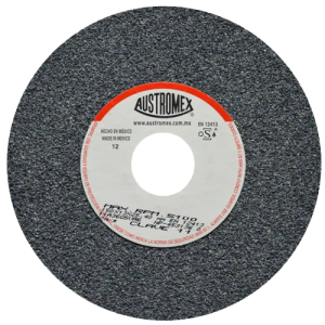 Rueda abrasiva vitrificada gris de 6" x 1/2" x 1" en g 36 para esmerilado de metal