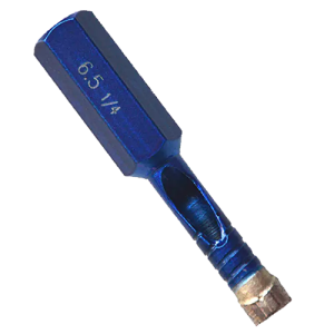 Broca de diamante de 1/4" para perforación de materiales cerámicos