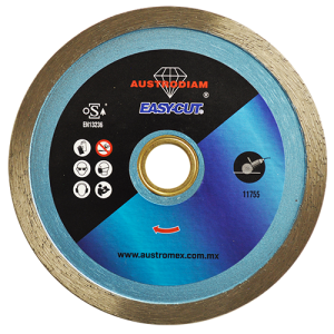 Disco de diamante de rin continuo de 4-1/2" para corte de piedra, easy-cut