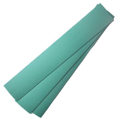 Tira de lija autoadherible de 2-3/4" x 16-1/2" en g 80 con sistema de sujeción ultra grip, magma