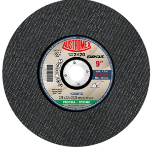 Disco de 9" x 1/8" x 7/8" para corte de piedra, easy-cut