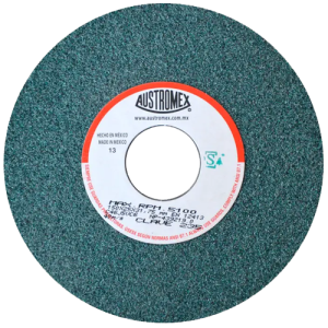 Rueda abrasiva vitrificada verde de 6" x 1" x 1-1/4" en g 46 para rectificado de carburo de tungsteno, tool room