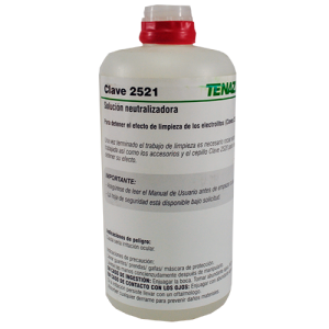 Solución neutralizadora para electro clean en botella de 500 ml