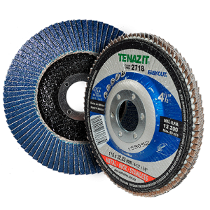 Disco laminado tipo b de 4-1/2" en g 80 para desbaste de metal y acero inoxidable, easy-cut
