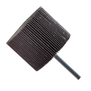 Rueda flap de 2" x 1-1/2" con vástago de 1/4" en g 120, tenazit premium