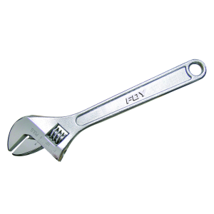 Llave ajustable cromada 8"