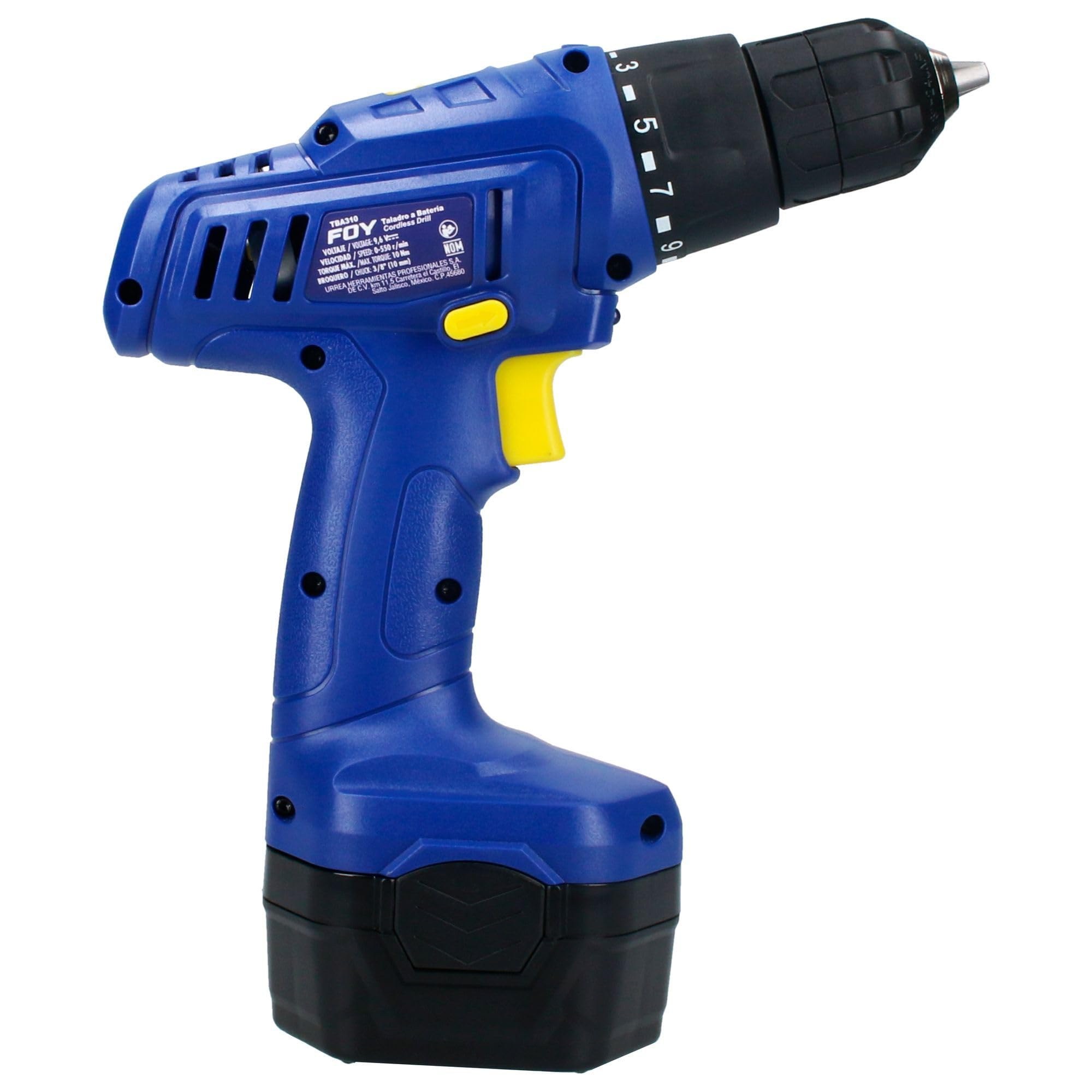 Taladro 3/8" a batería 9.6v 10nm