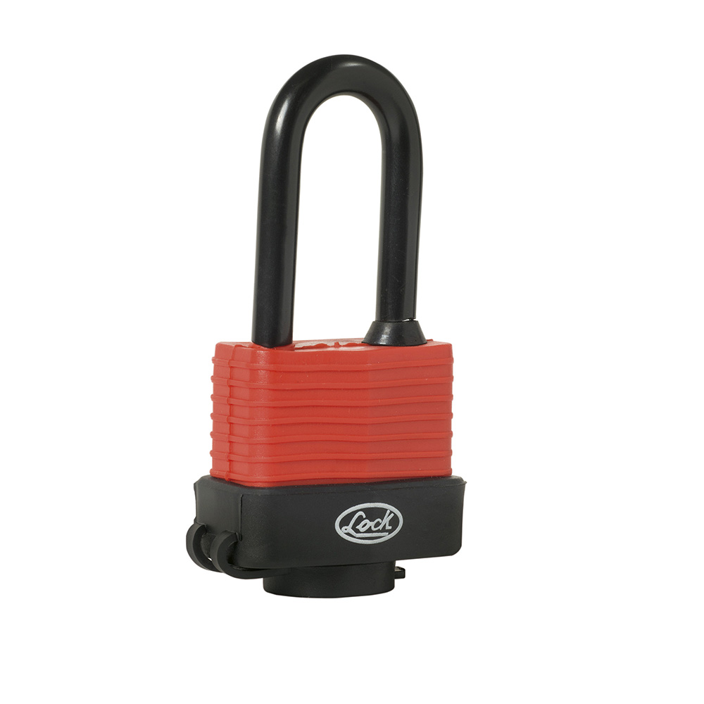 Candado impermeable largo 40 mm, llave estándar