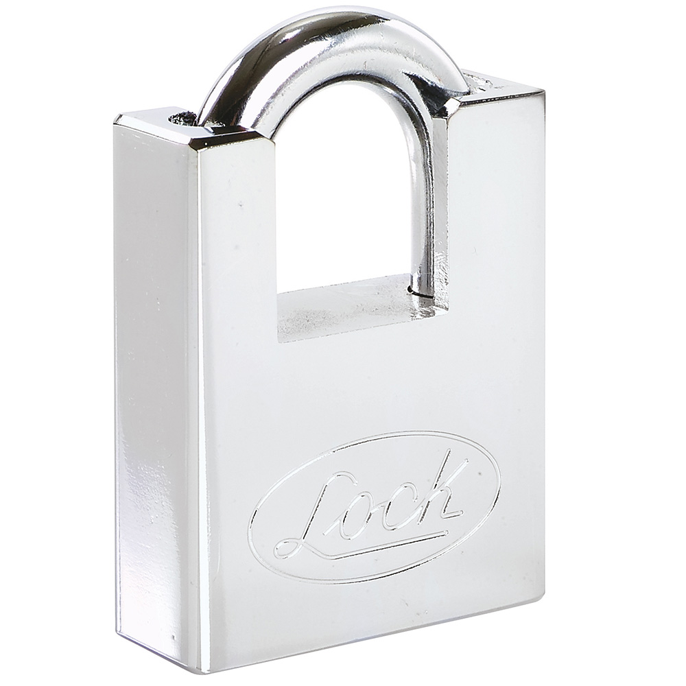 Candado antipalanca doble cerrojo 40 mm, llave de disco