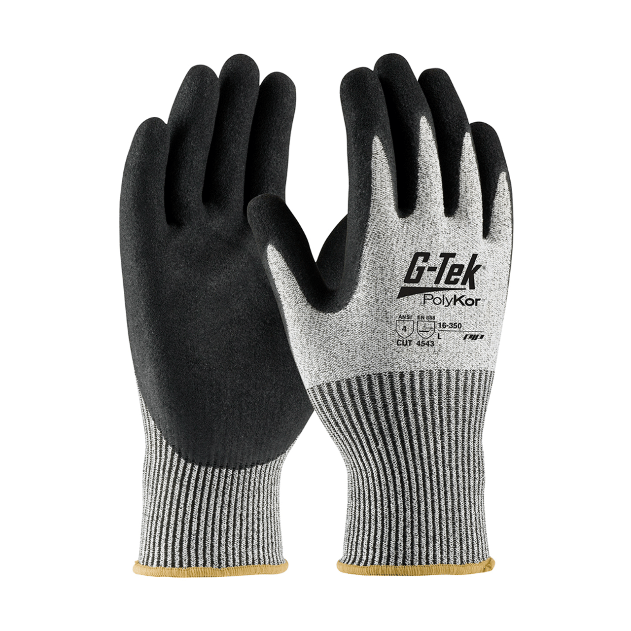 G-tek polikor negro con nitrilo xs