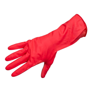 Guante de latex rojo no. 9