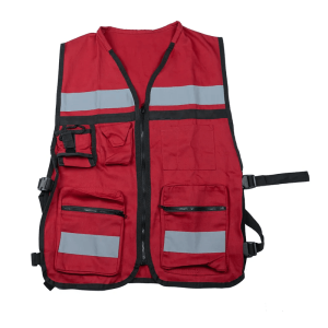 Chaleco rojo brigadista/rescatista