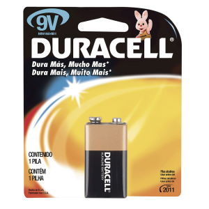 Pila alcalina duracell® "9v"