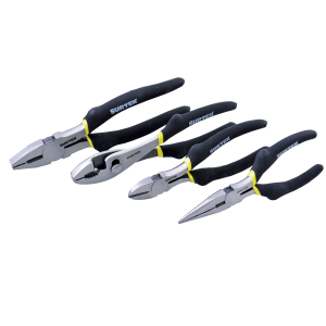 Juego pinzas para electricista, 4 piezas