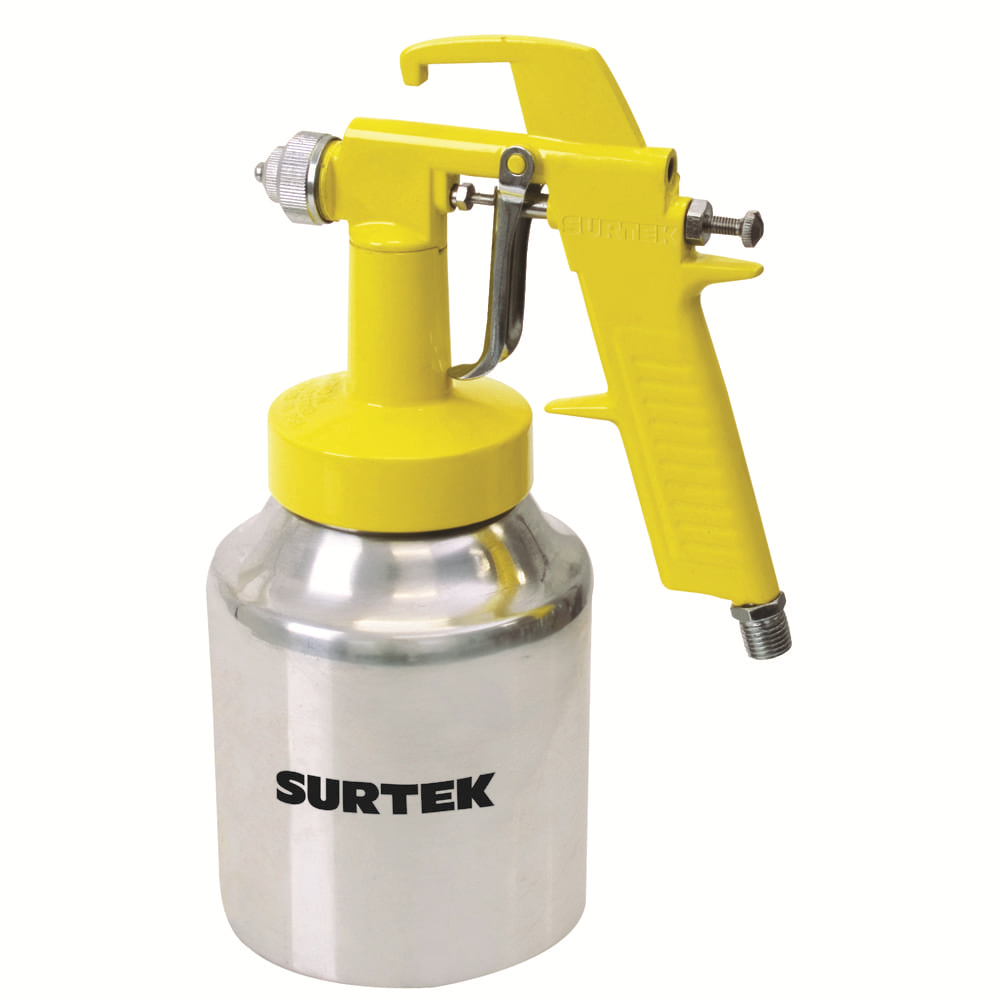Pistola para pintar con vaso reforzado de baja presión, capacidad 1000 ml, 50 psi
