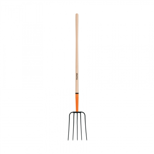 Bieldo para paja, 5 dientes, mgo largo 48', truper