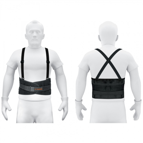 Faja lumbar con tercer cinturón, talla m, truper