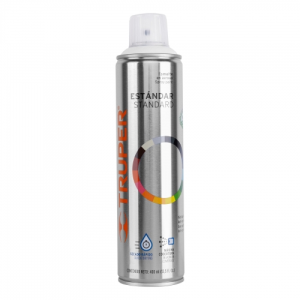 Pintura en aerosol, blanco mate, bote esbelto, 400 ml