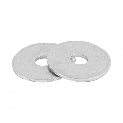 Bolsa de 1 kilo arandelas planas galvanizadas 3/16', fiero