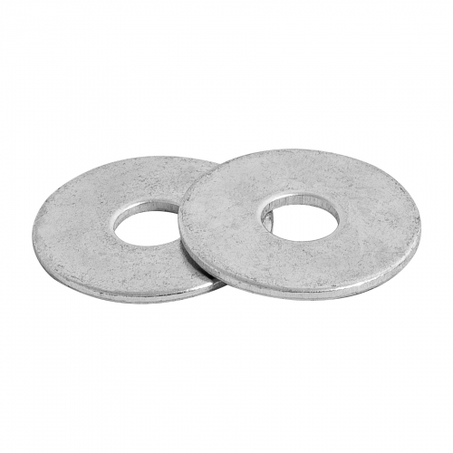 Bolsa de 1 kilo arandelas planas galvanizadas 1/4', fiero