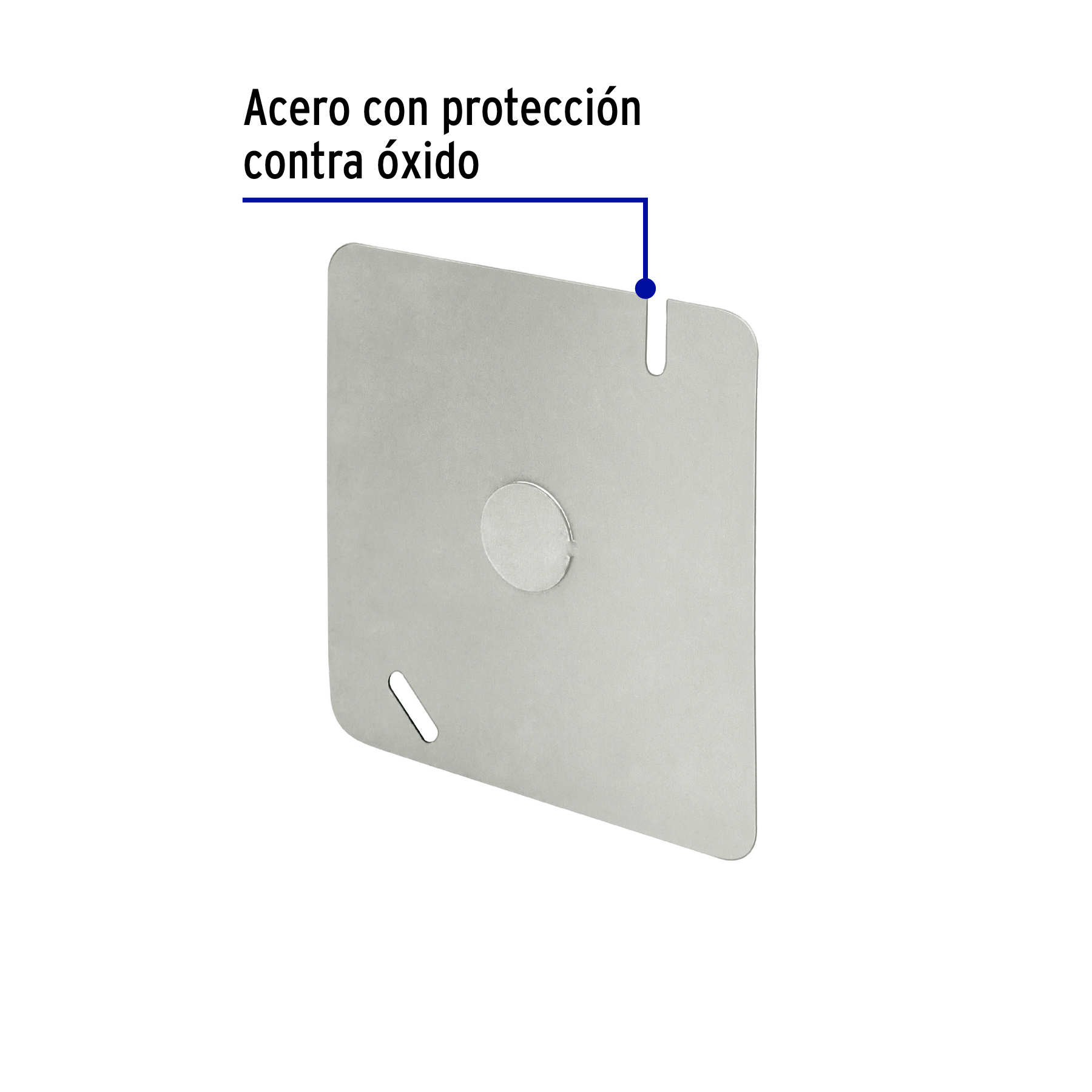 Tapa de 4' x 4' para caja cuadrada económica, volteck