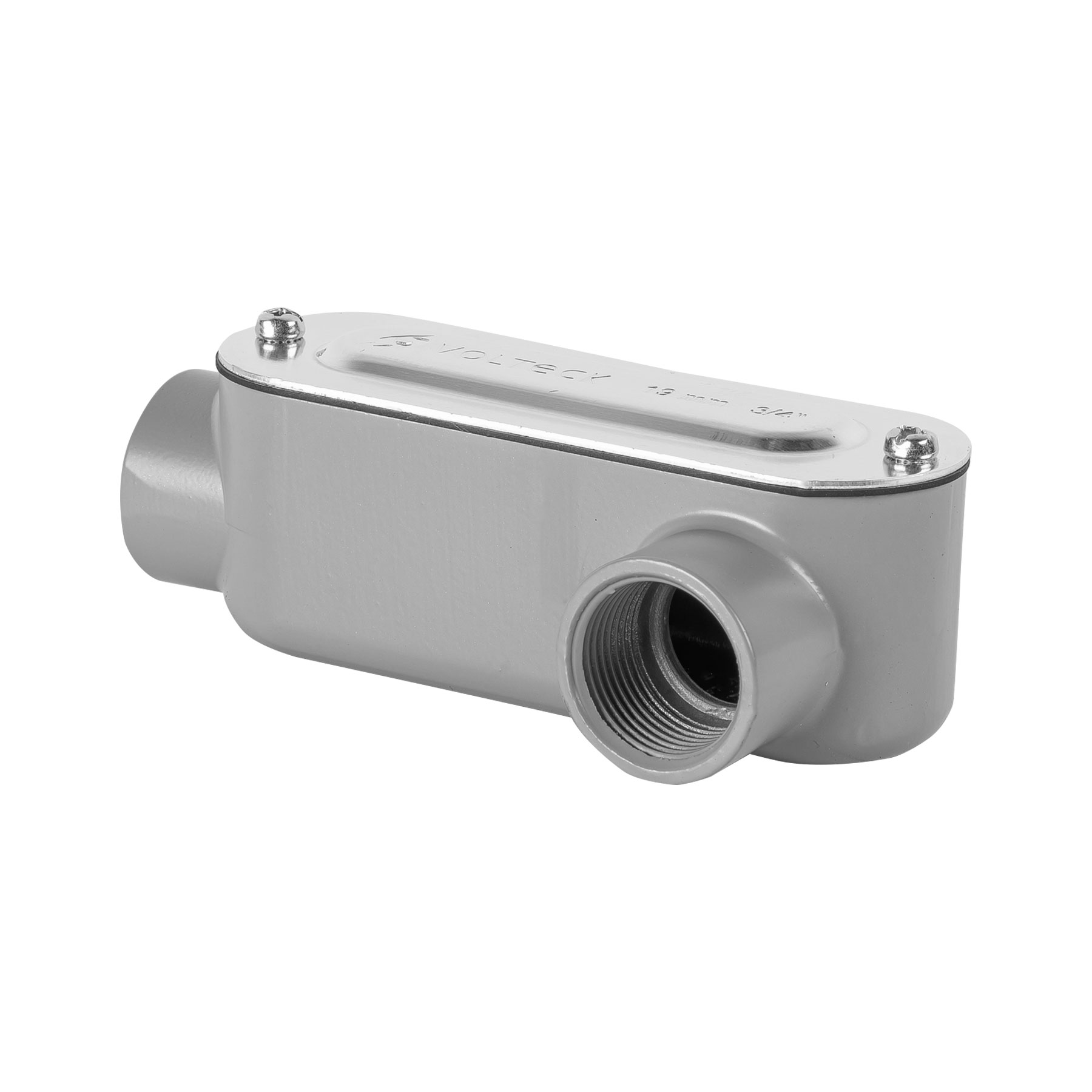 Condulet 3/4' conexión tipo ll, volteck