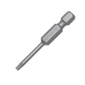 Punta torx de poder hexágono de 1/4", t10x1-15/16"