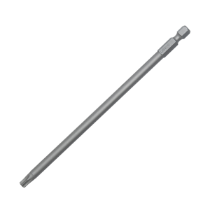 Punta torx de poder hexágono de 1/4", t15 x 6"