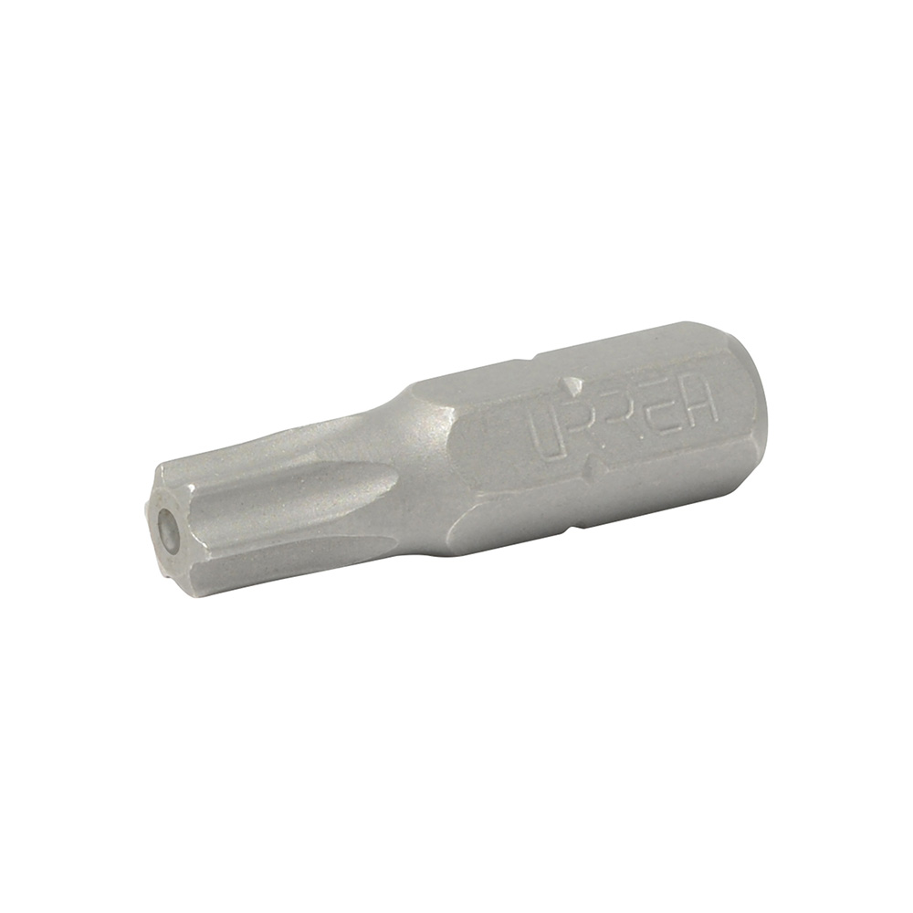 Punta torx tamper proof hexágono de 1/4", t25 x 1"