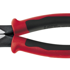Pinza para electricista con mango bimaterial de 9-3/8" corte lateral alta palanca
