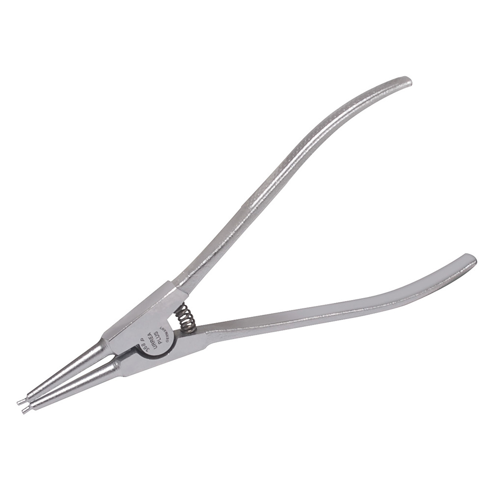 Pinza para anillos de retención con mango rubber grip forjadas tipo externo ángulo de 0°