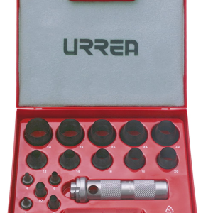Juego de sacabocados de 3 a 30mm, 16 piezas