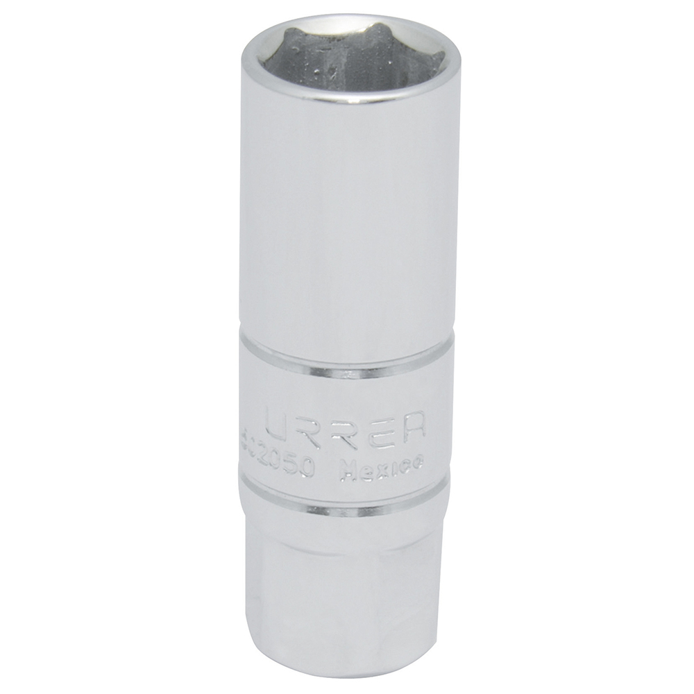 Dado para bujía con neopreno cuadro de 3/8", 5/8" en pulgadas