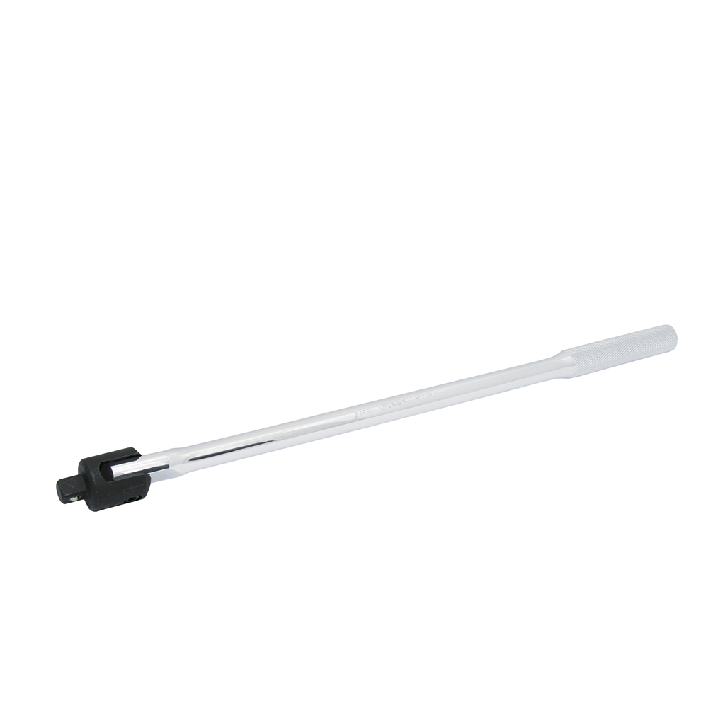 Mango articulado cromado para dado cuadro de 1/2", 17-7/8"