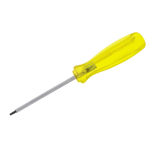 Destornillador con mango ámbar, punta torx barra redonda t20 x 4"