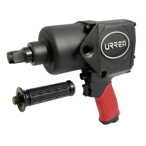 Pistola de impacto neumática cuadro de 3/4" 1,100 ft-lb sistema twin hammer