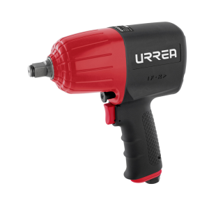 Pistola de impacto neumática cuadro de 1/2" 1,000 ft-lb sistema twin hammer