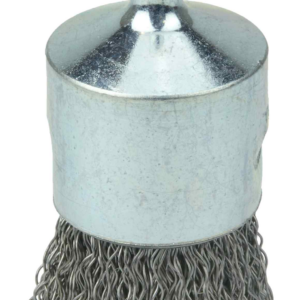 1" cepillo de punta con vástago de alambre ondulado, .014"