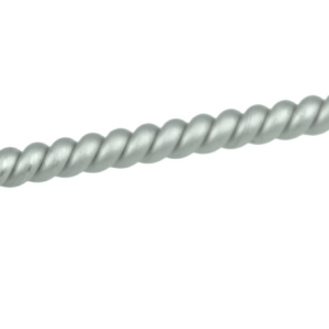 3/8" escobillón de espiral simple, .004" inox.