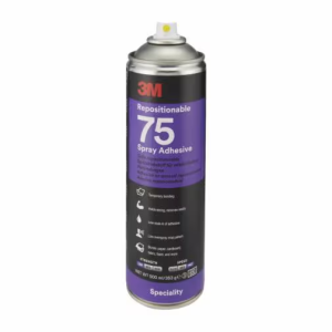 Adhesivo en aerosol reposicionable