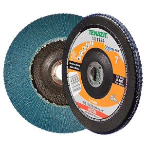 Disco laminado tipo a de 7" en g 60 para desbaste de metal y acero inoxidable, xtralam