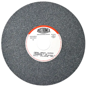 Rueda abrasiva vitrificada gris de 7" x 1" x 1" en g 46 para esmerilado de metal
