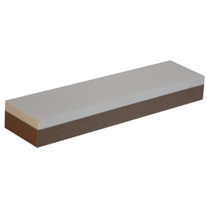 Lima combinada de 6" x 2" x 1" en granos 120 y 320 para afilado y asentado, hum