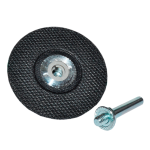 Adaptador con vástago de 1/4" para discos de cambio rápido tipo r de 3"