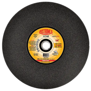 Disco de 14" x 1/8" x 1" para corte de elementos sólidos de metal, fast cut