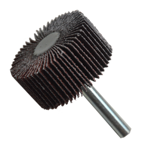 Rueda flap de 1-1/2" x 3/4" con vástago de 1/4" en g 60, tenazit premium