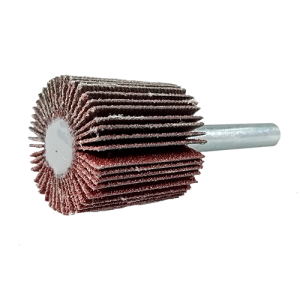Rueda flap de 1" x 1" con vástago de 1/4" en g 80, tenazit premium