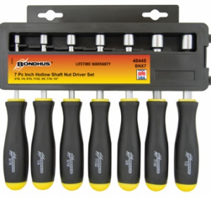 Jgo. desarmador caja-hxag. 3/16-1./2 7pz