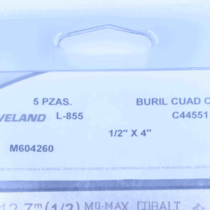 Buril cuad cob   1/2 "x 4"